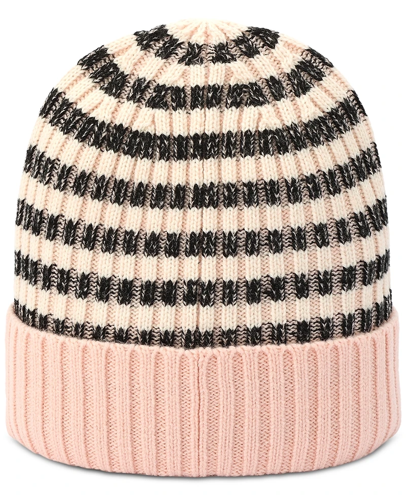 kate spade new york Striped Cuff Beanie