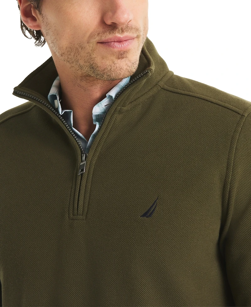 Nautica Men's Quarter-Zip Fleece Sweatshirt