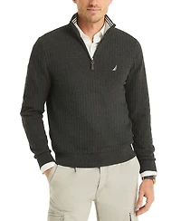 Nautica Men's Classic Fit Quarter Zip Sweater