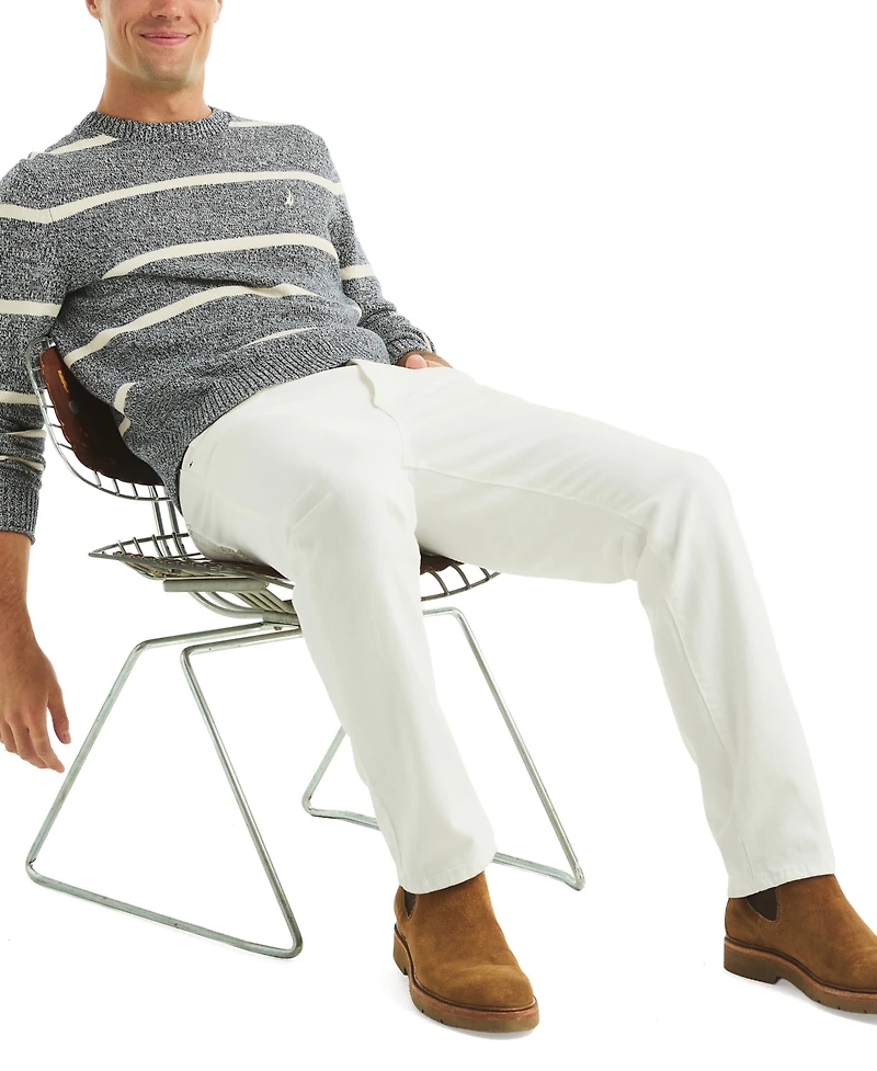 Nautica Men's Striped Crewneck Sweater