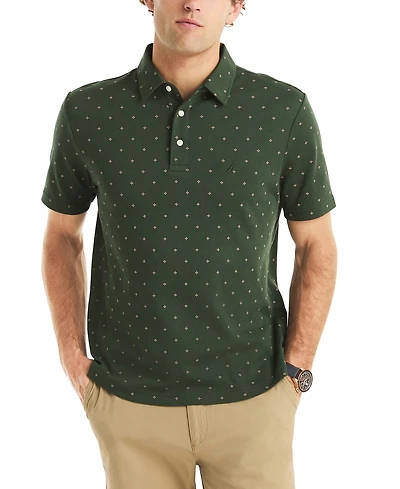 Nautica Men's Printed Compass Polo Shirt