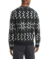 Nautica Men's Fair Isle Print Sweater