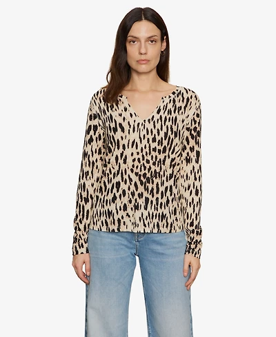 Sanctuary Women's Printed Long-Sleeve T-Shirt