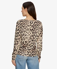 Sanctuary Women's Printed Long-Sleeve T-Shirt