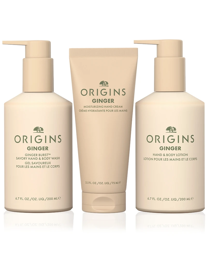 Origins 3-Pc. Ginger Body-Indulging Essentials Gift Set