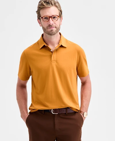 Club Room Men's Knit Polo Shirt