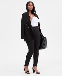I.n.c. International Concepts Plus High-Rise Slim-Fit Ankle Pants, Macy's Exclusive