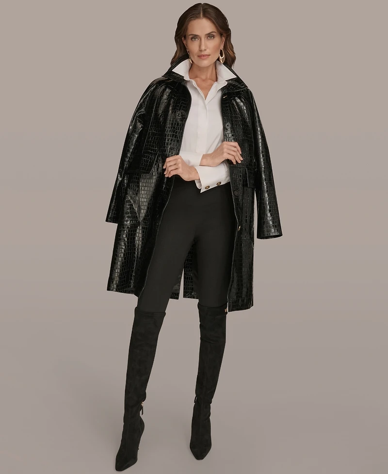 Donna Karan New York Women's Balmacaan Coat