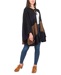 Patricia Nash Striped Hooded Cape
