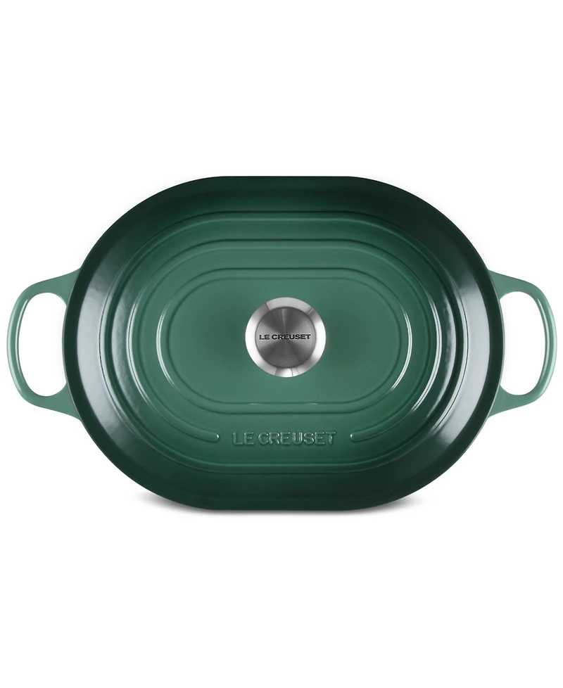 Le Creuset Enameled Cast Iron Signature 3.75-Quart Oblong Dutch Oven With Lid