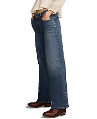 Lucky Brand Women's Mid Rise Sweet Wide Leg Jeans