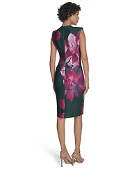 Calvin Klein Women's Placement Print Sheath Dress