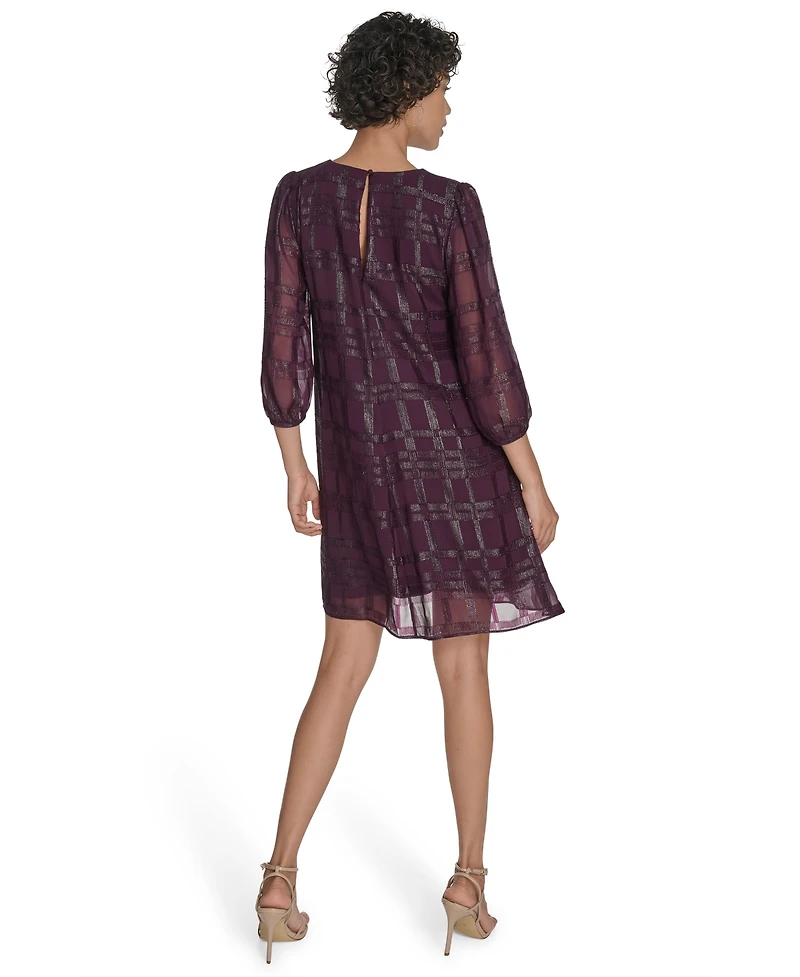 Calvin Klein Women's Crew Neck Shift Dress