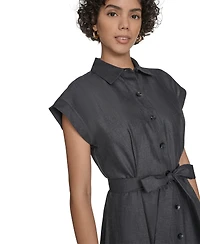 Calvin Klein Women's Placement Print Midi Dress