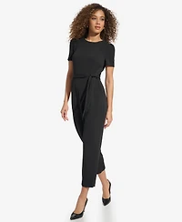 Calvin Klein Women's Puff Sleeve Jumpsuit
