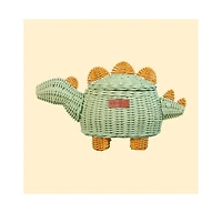 Momiji - Handcrafted Rattan Dinosaur Storage Basket - Wicker