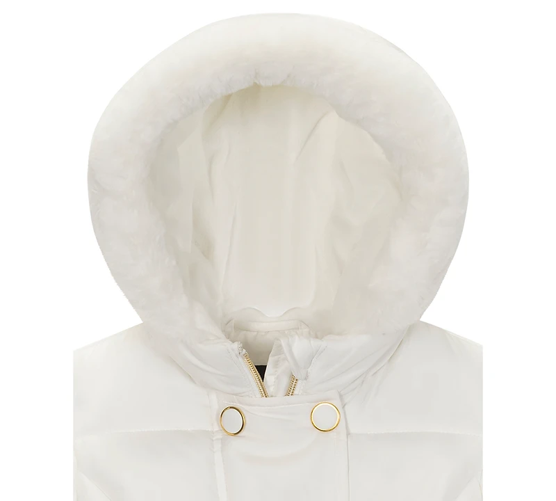S Rothschild & Co Baby Girls Double Breasted Puffer Jacket