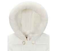 S Rothschild & Co Baby Girls Double Breasted Puffer Jacket
