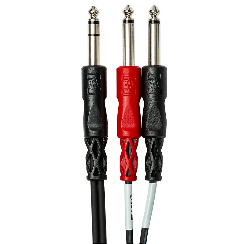 Hosa Technology 3.3' 1/4" Trs Mono Male to Two 1/4" Ts Mono Male Send / Return (Insert) Cable