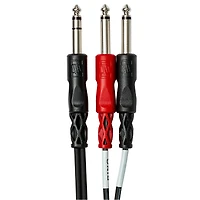 Hosa Technology 3.3' 1/4" Trs Mono Male to Two 1/4" Ts Mono Male Send / Return (Insert) Cable
