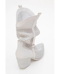 Prologue Shoes Larry Elasticated Block Heel Boot