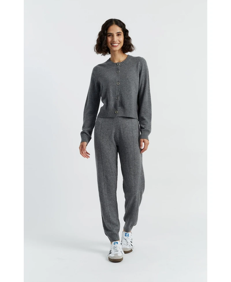 Chinti & Parker Women's Wool Cashmere Cuffed Joggers