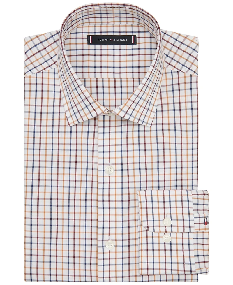Tommy Hilfiger Men's Slim Fit Twill Dress Shirt