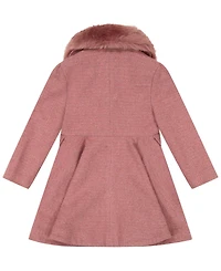 S Rothschild & Co Toddler and Little Girls Tweed Princess Dress Coat