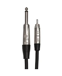 Hosa Technology 10' Pro Unbalanced Rean 1/4" Ts Male to Rca Male Audio Cable