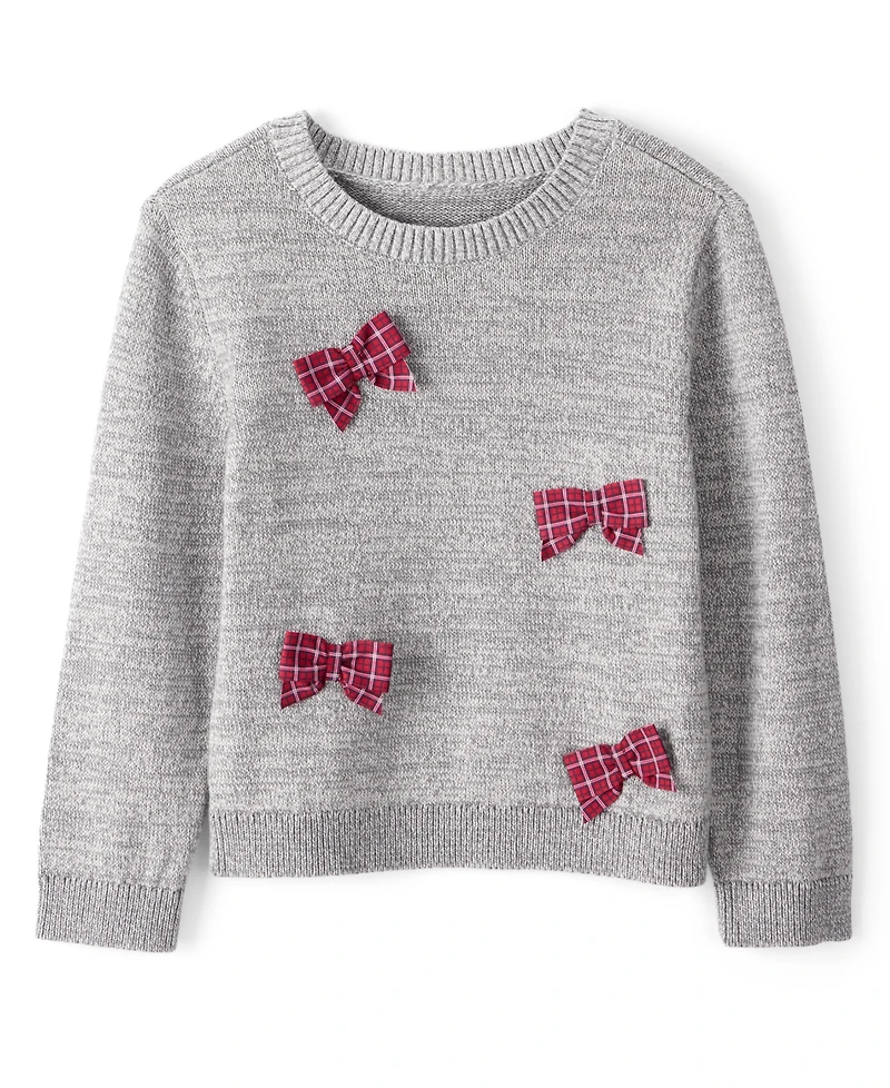 Carter's Toddler Girls Bow Long Sleeve Sweater