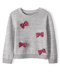 Carter's Toddler Girls Bow Long Sleeve Sweater