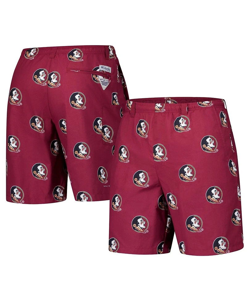 Columbia Men's Garnet Florida State Seminoles Pfg Backcast Iii Omni-Shade Shorts