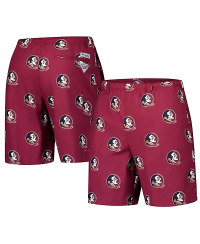 Columbia Men's Garnet Florida State Seminoles Pfg Backcast Iii Omni-Shade Shorts