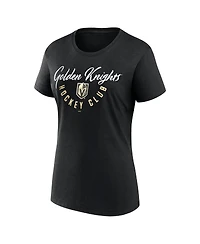 Fanatics Women's Black Vegas Golden Knights Top Shelf T-Shirt