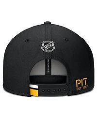 Fanatics Men's Black Pittsburgh Penguins Authentic Pro Prime Snapback Hat