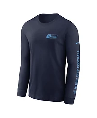 Nike Men's Navy Tennessee Titans All Out Long Sleeve T-Shirt