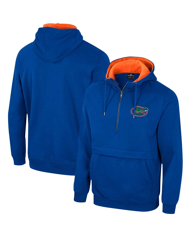 Colosseum Men's Royal Florida Gators Half-Zip Hoodie