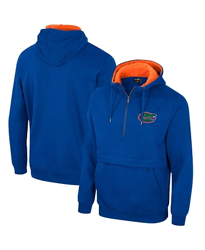 Colosseum Men's Royal Florida Gators Half-Zip Hoodie