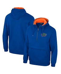 Colosseum Men's Royal Florida Gators Half-Zip Hoodie