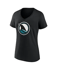 Fanatics Women's Black San Jose Sharks Alternate Graphic T-Shirt