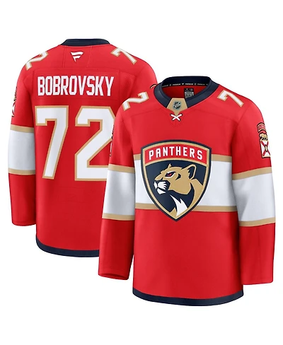 Fanatics Men's Sergei Bobrovsky Red Florida Panthers Premium Jersey
