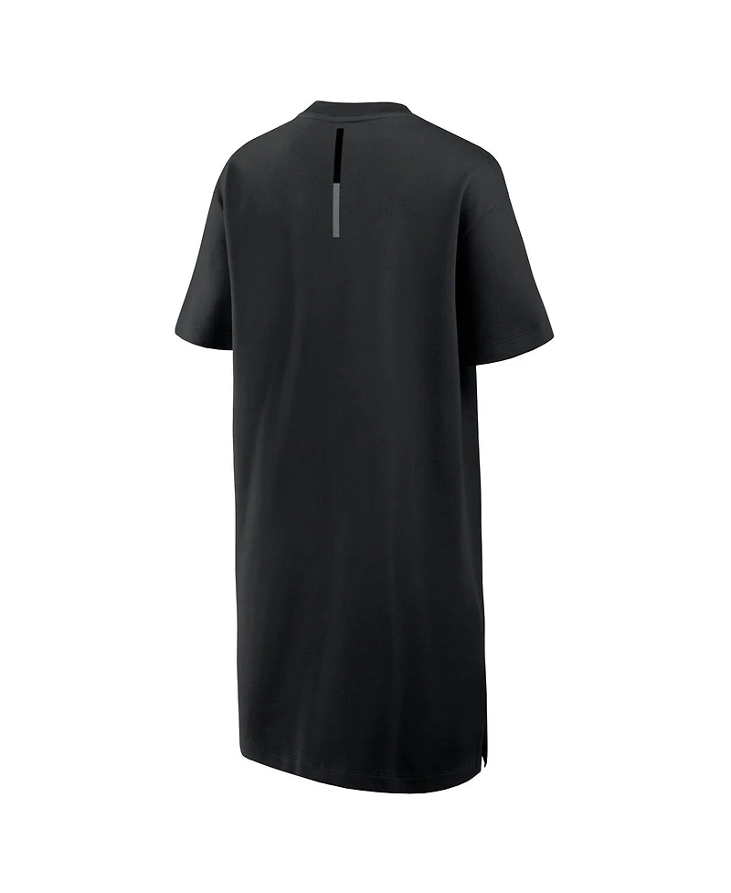 Fanatics Women's Black Pittsburgh Steelers Elements Go Tri-Blend Dress