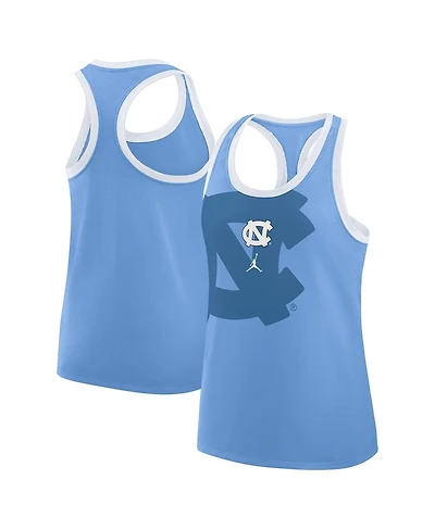 Jordan Women's Carolina Blue North Tar Heels Primetime Racerback Tri-Blend Tank Top