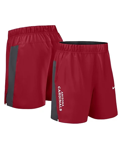 Nike Men's Cardinal Arizona Cardinals Woven Victory Performance Shorts