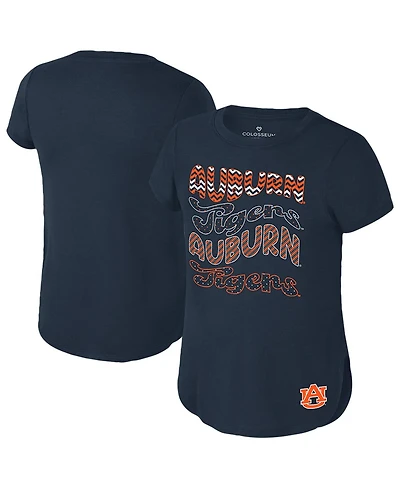 Colosseum Big Boys and Girls Navy Auburn Tigers Rogan T-Shirt