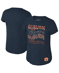 Colosseum Big Boys and Girls Navy Auburn Tigers Rogan T-Shirt