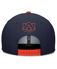 Nike Men's Navy/Orange Auburn Tigers 2025 Sideline Campus Pro Local Snapback Hat