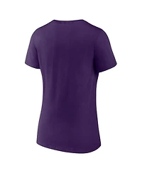 Logo Athletic Women's Purple Phoenix Suns Unrivaled V-Neck T-Shirt