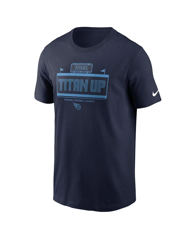 Nike Men's Navy Tennessee Titans Primetime Local Essential T-Shirt