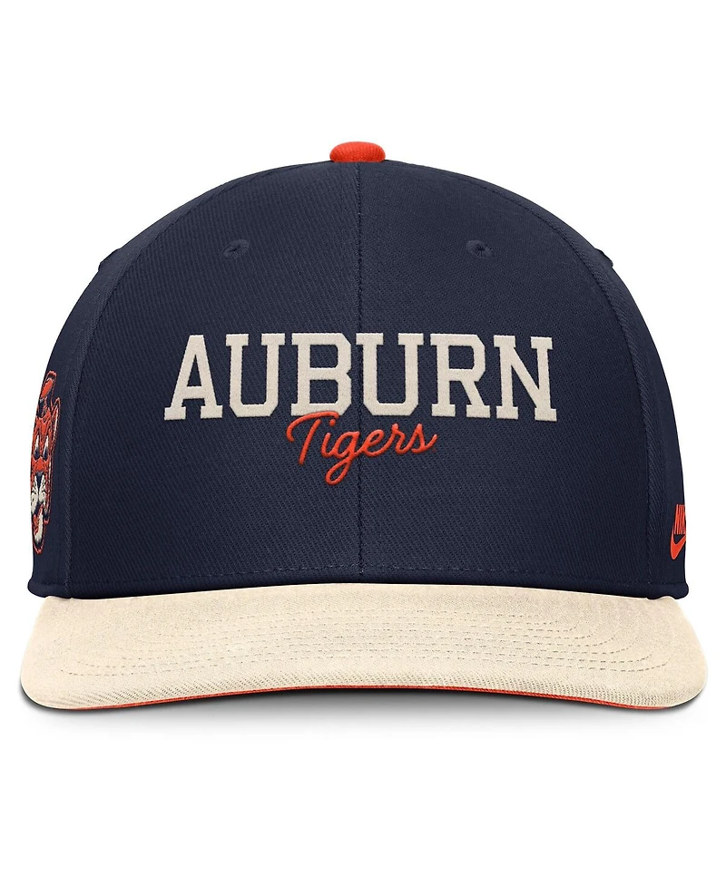 Nike Men's Orange/White Auburn Tigers Pro Legacy Script Snapback Hat